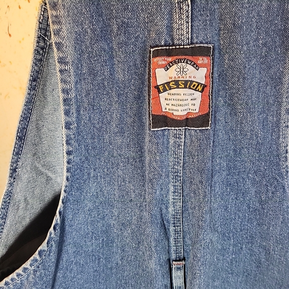 Fission Denim Overall Men Size 40 - Picture 7 of 7